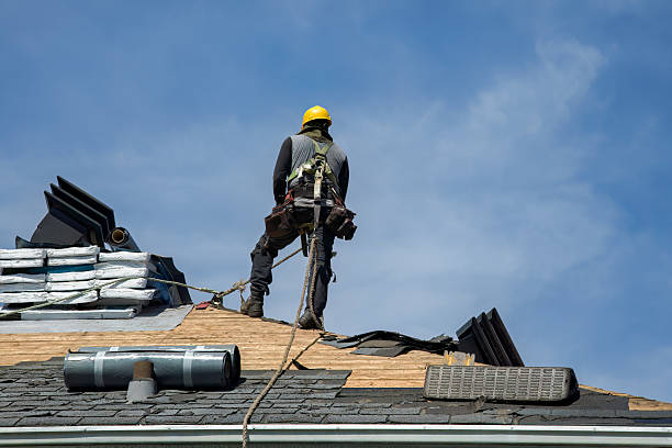 Professional Gutter Installation technician working in Artie, WV